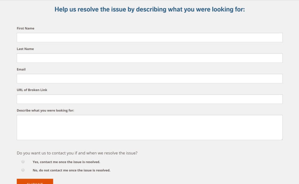 Example 404 Page