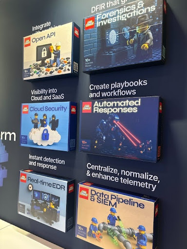 Legos at LimaCharlie Booth RSAC 2025