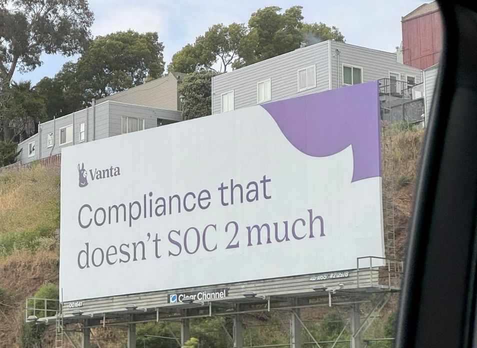 Vanta Billboard RSAC 2025