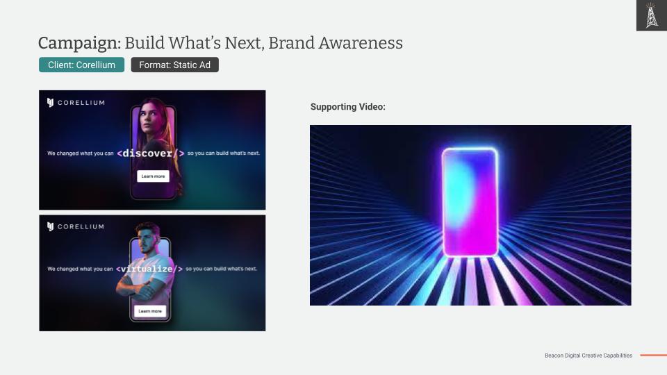 Corellium: Build What’s Next, Brand Awareness 